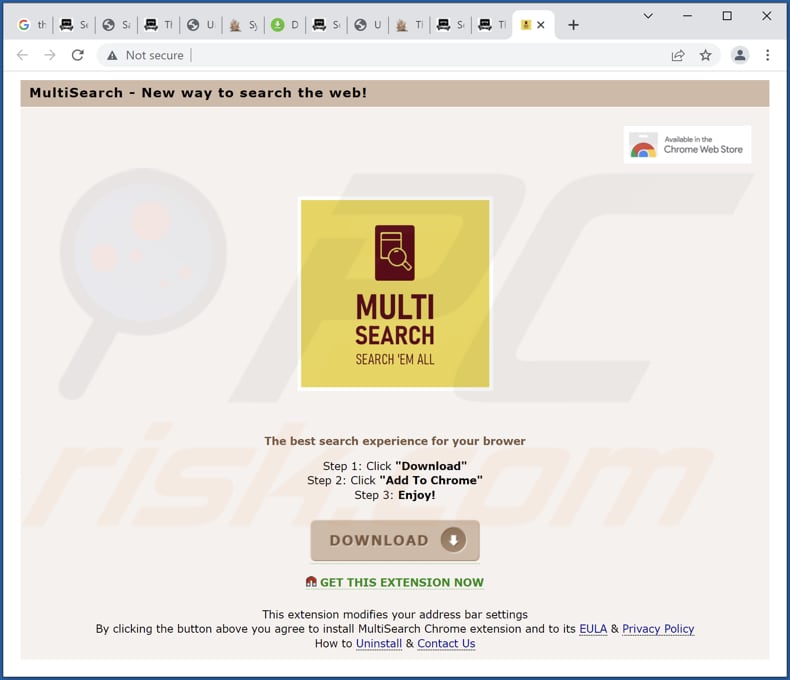 multisearch.live Browserentführer betrügerischer Förderer