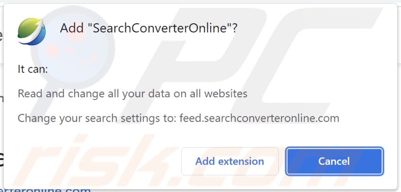 searchconverteronline Browserentführer Browserbenachrichtigung
