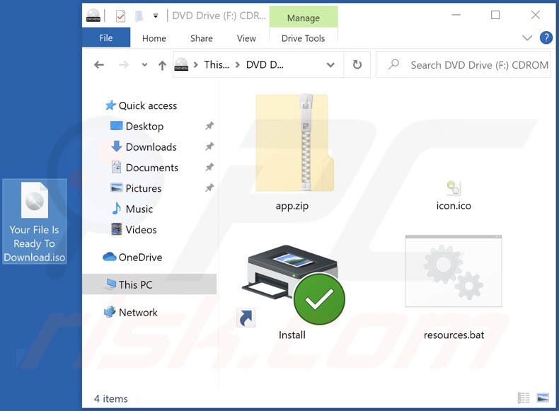 Inhalte des Bloom Adware Installationsprogramms