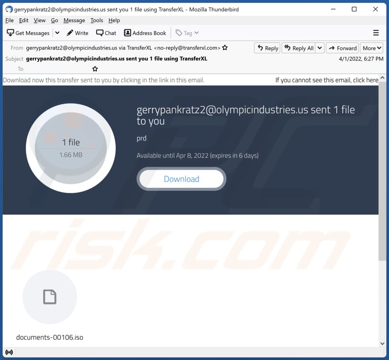 Bösartige E-Mail verbreitet Bumblebee Malware