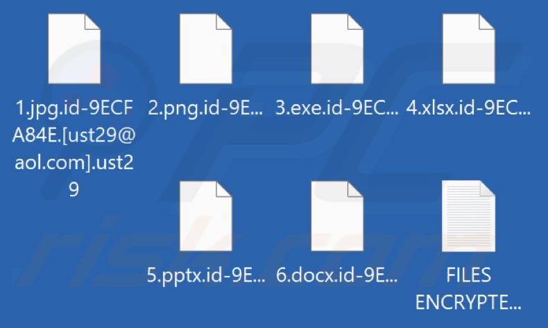 Von Ust29 Ransomware verschlüsselte Dateien (.ust29 Erweiterung)