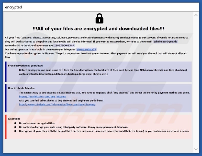 Decrypt Ransomware HTA (info.hta)