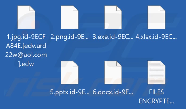 Von Edw Ransomware verschlüsselte Dateien (.edw Erweiterung)