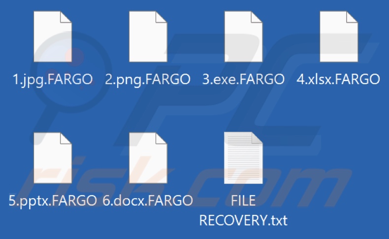 Von FARGO Ransomware verschlüsselte Dateien (.FARGO Erweiterung)