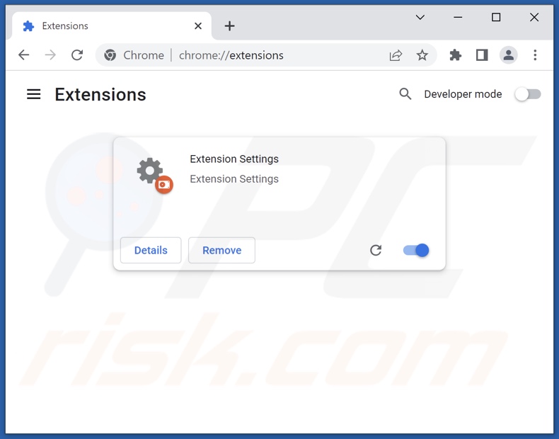 Mit ardslediana.com verwandte Google Chrome Erweiterungen entfernen Schritt 2