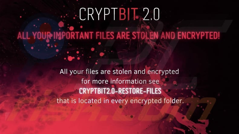 CryptBIT 2.0 Ransomware Hintergrund