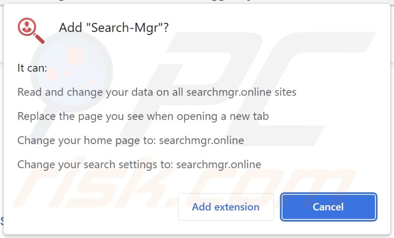 Search-Mgr Browserentführer Genehmigungen
