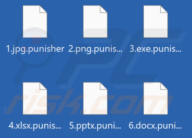 Von Team Punisher Ransomware verschlüsselte Dateien (.punisher Erweiterung)