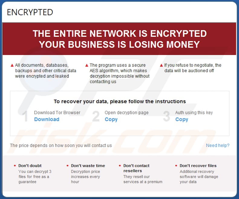 Trigona Ransomware how_to_decrypt.hta Datei