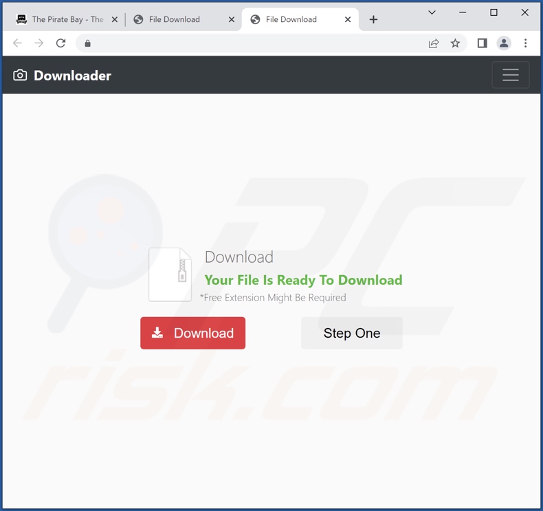 Betrügerische Webseite fördert Audio Finder Adware