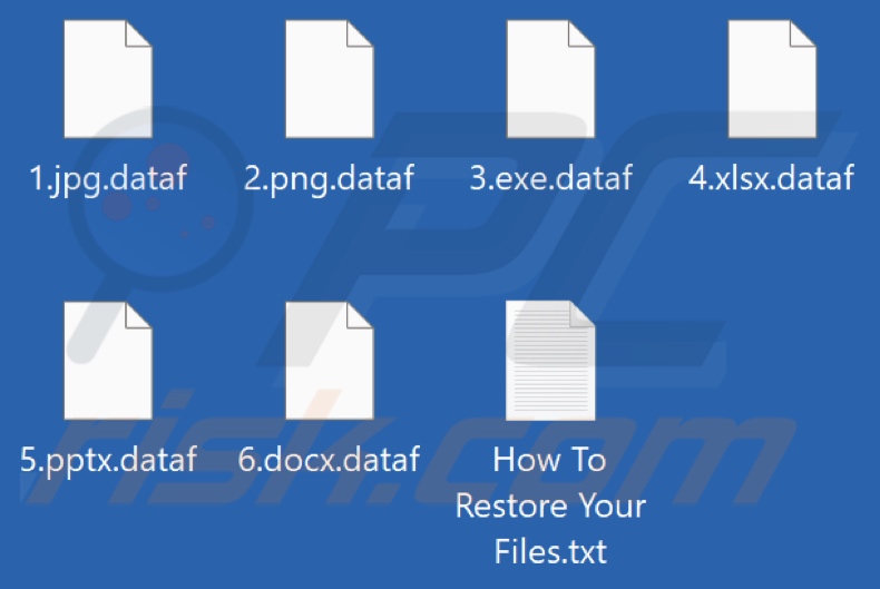Von DATAF LOCKER Ransomware verschlüsselte Dateien (.dataf Erweiterung)