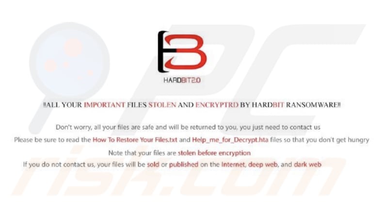 HARDBIT 2.0 Ransomware-Hintergrund