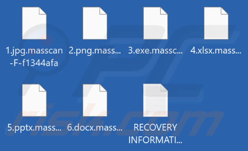 Von Masscan Ransomware verschlüsselte Dateien (.masscan-F-ID Erweiterung)