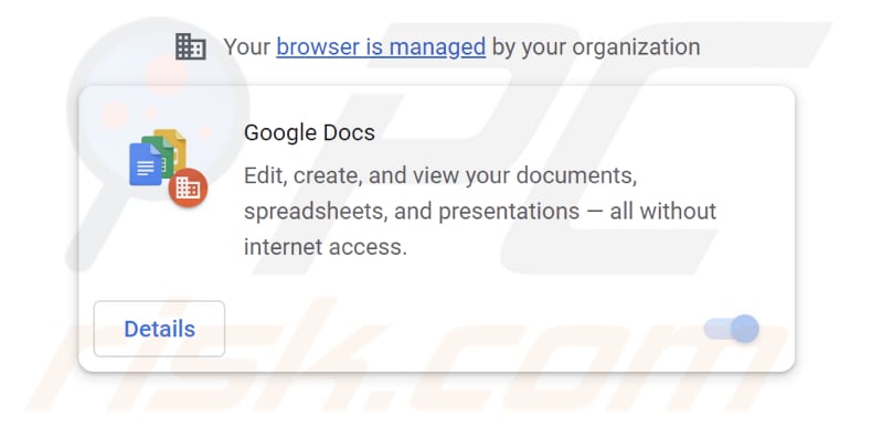 Falsche Google Docs App fördert gosearches.gg