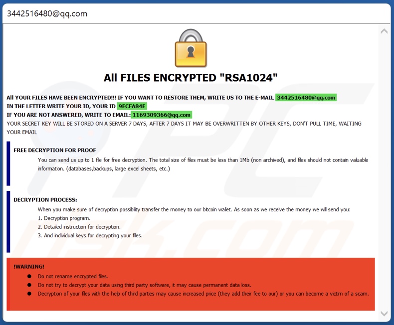 Pdf Ransomware Lösegeldforderung (Pop-up)