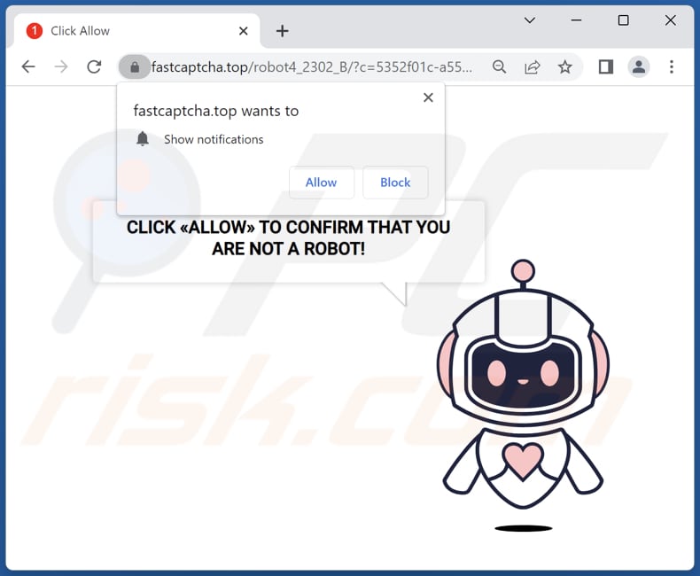 fastcaptcha[.]top Werbung