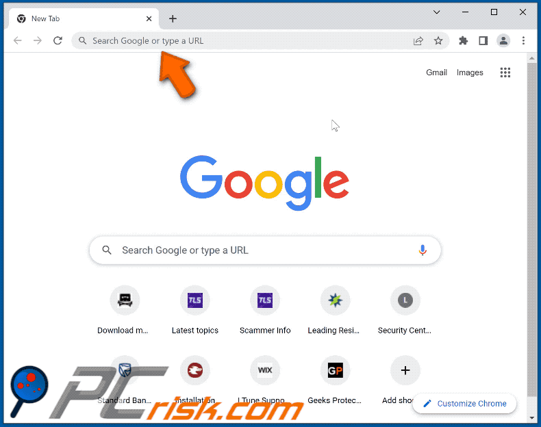 search-good.com leitet auf Bing weiter (GIF)