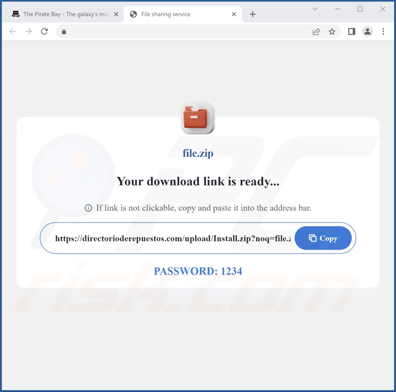 Betrügerische Webseite zur Förderung des COVID Dashboard Browserentführers