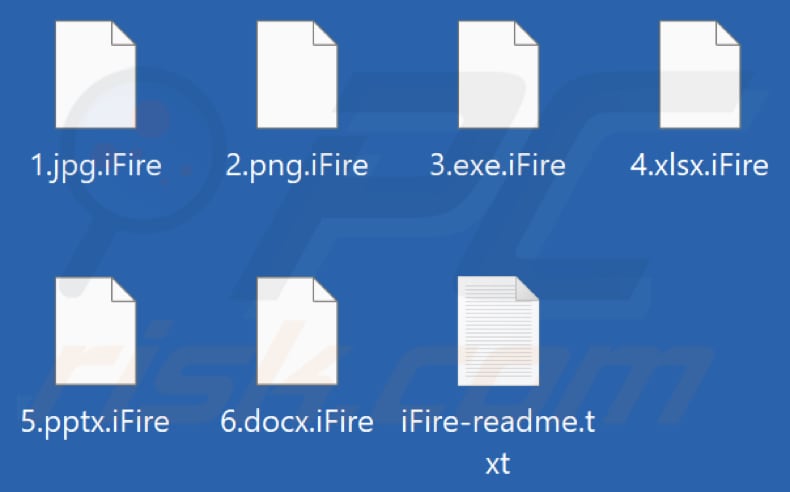 Von IceFire Ransomware verschlüsselte Dateien (.iFire Erweiterung)