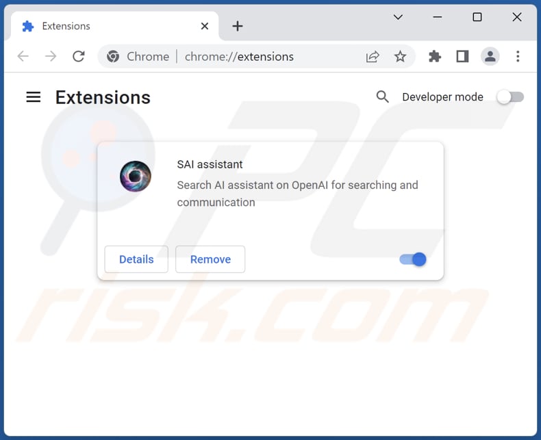 Mit search.extjourney.com verwandte Google Chrome Erweiterungen entfernen