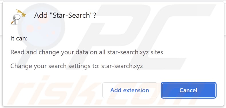 star-search.xyz Berechtigungen