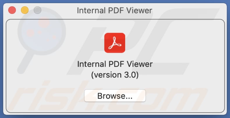 RustBucket Malware bösartige Internal PDF Viewer.app