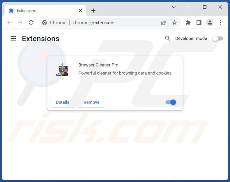Browser Cleaner Pro Werbung von Google Chrome entfernen Schritt 2