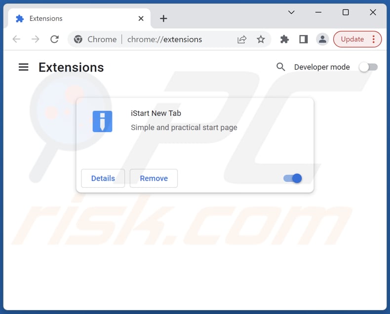 Mit letsearches.com verwandte Google Chrome Erweiterungen entfernen