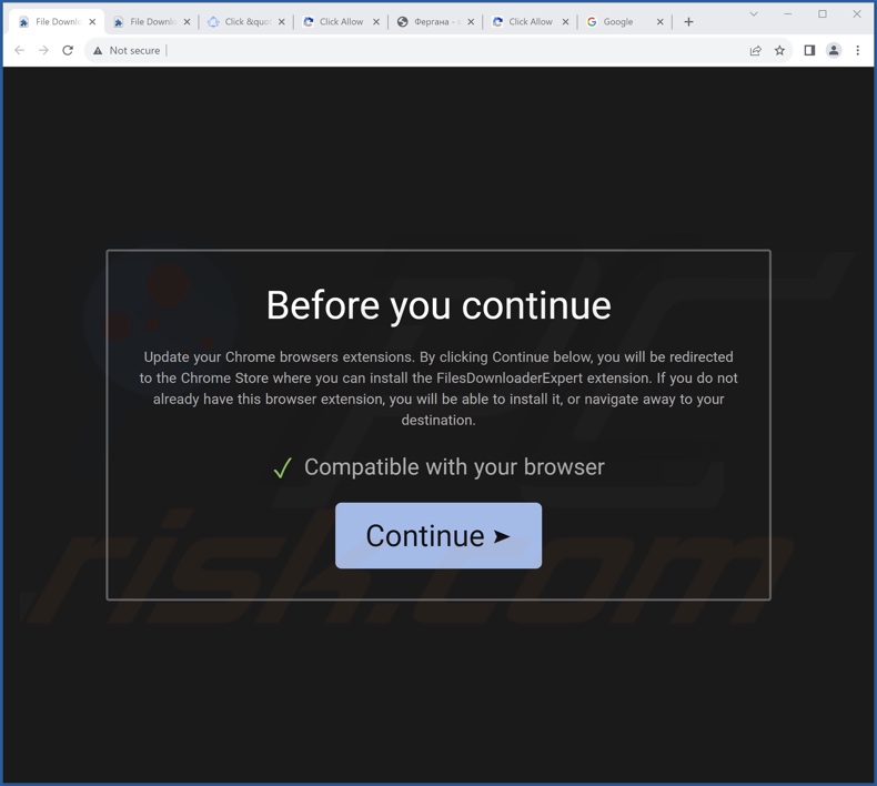 Betrügerische Webseite, die zur Förderung des key pro Browserentführers genutzt wird