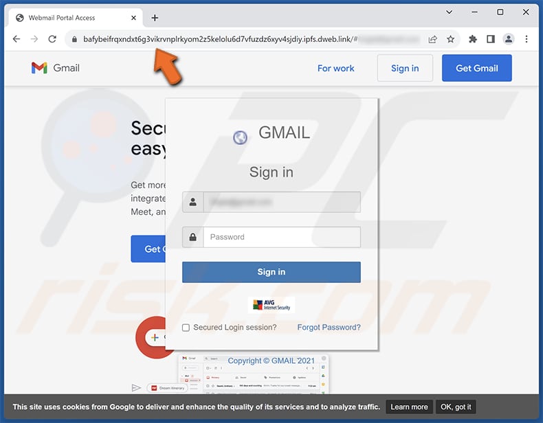 A new sign-in on windows E-Mail-Betrug Phishing-Seite