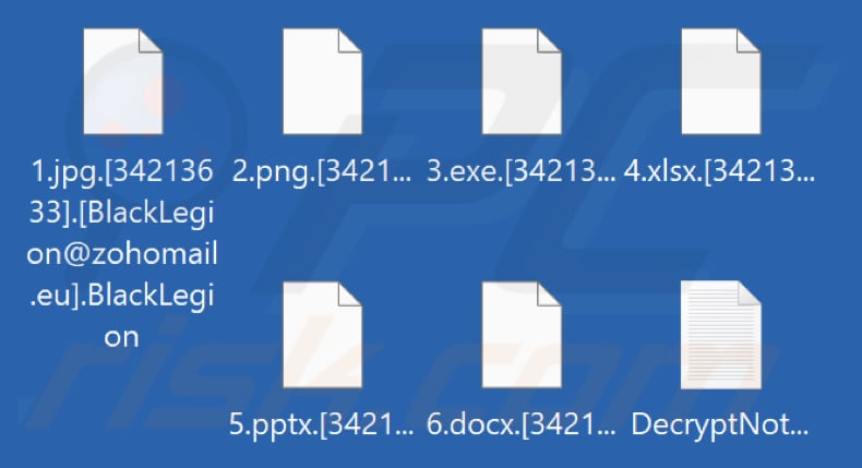 Von BlackLegion Ransomware verschlüsselte Dateien (.BlackLegion Erweiterung)