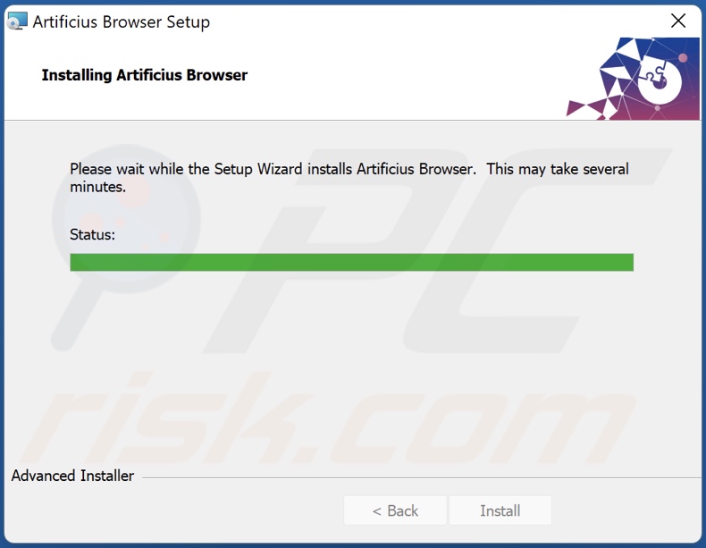 Artificius Browser Installationsprogramm