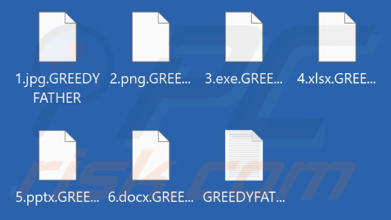 Von GREEDYFATHER Ransomware verschlüsselte Dateien (.GREEDYFATHER Erweiterung)