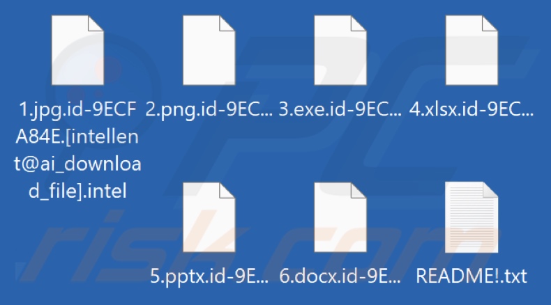 Von Intel Ransomware verschlüsselte Dateien (.intel Erweiterung)