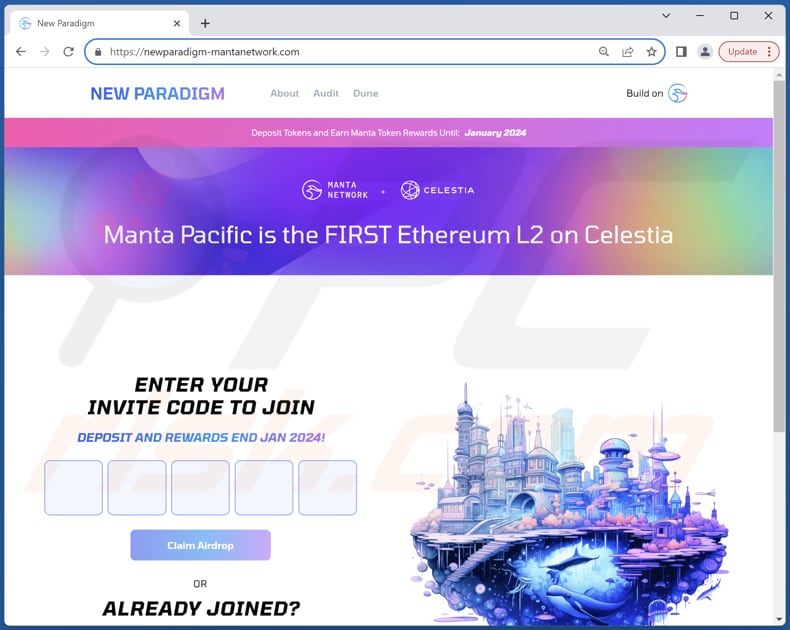 New Paradigm Airdrop Betrug