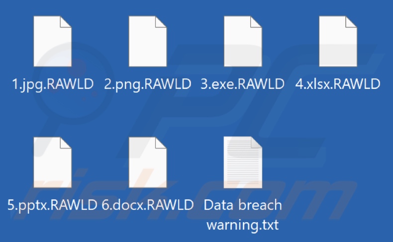 Von RA World Ransomware verschlüsselte Dateien (.RAWLD Erweiterung)