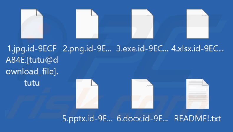 Von Tutu Ransomware verschlüsselte Dateien (.tutu Erweiterung)