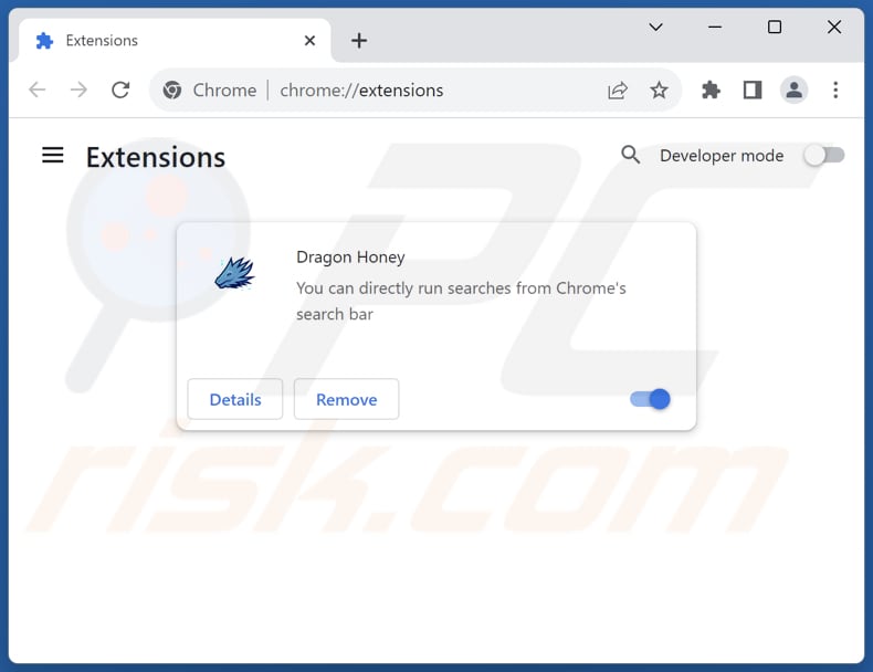 Mit dragonboss.solutions verwandte Google Chrome Erweiterungen entfernen