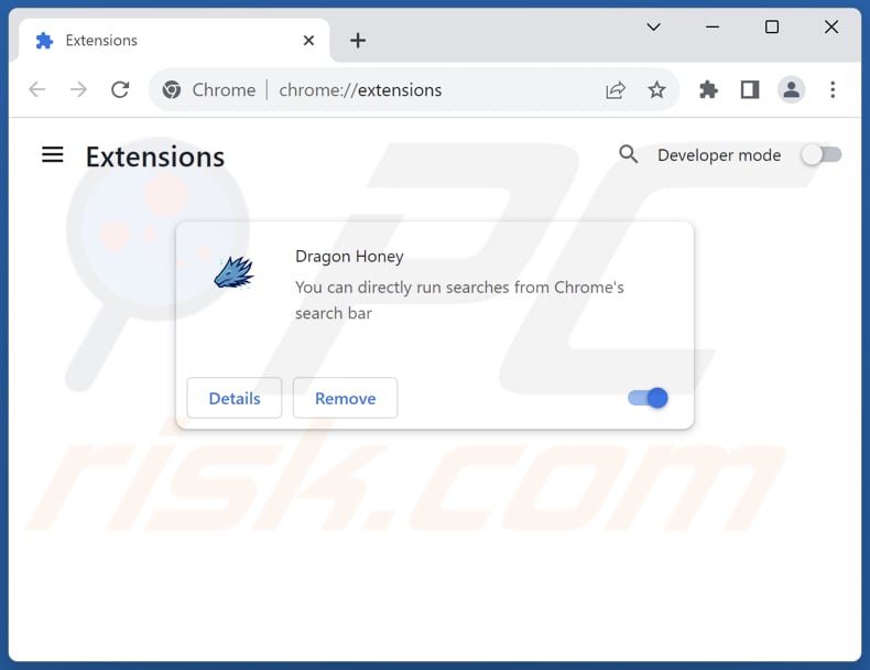 Mit dragonboss.solutions verwandte Google Chrome Erweiterungen entfernen