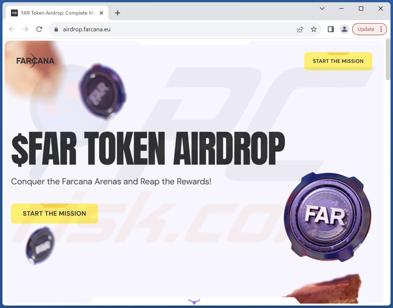 FAR TOKEN AIRDROP Betrug