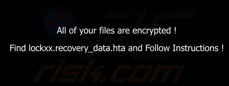 Lockxx Ransomware Hintergrundbild