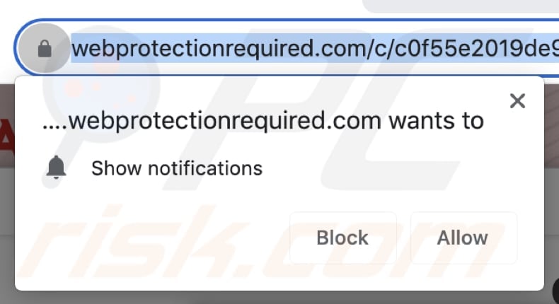 MacOS Is Infected - Virus Found Benachrichtigungs-Spam Webseite bittet um Genehmigung, um Nachrichten auf Chrome zu senden