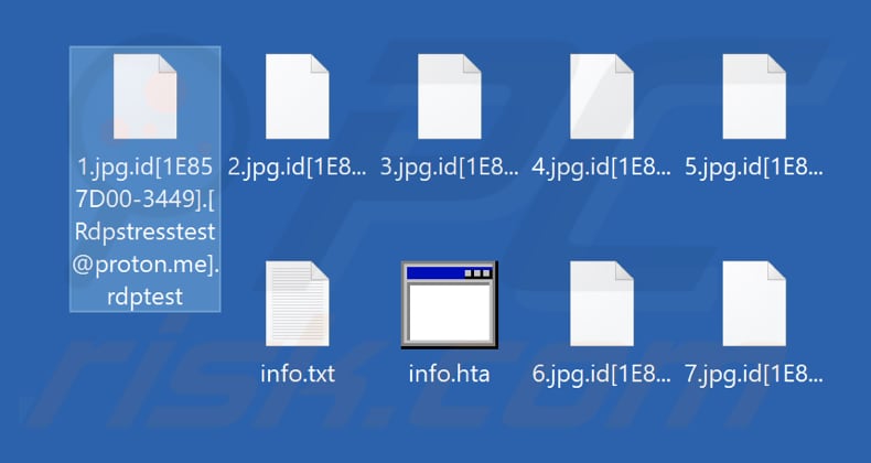 Von Rdptest Ransomware verschlüsselte Dateien (.rdptest Erweiterung)