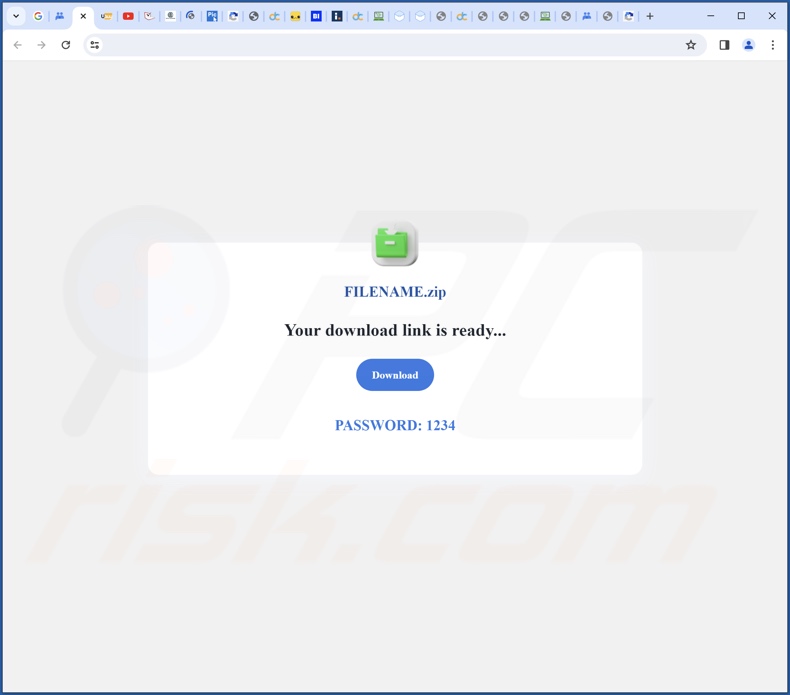 Website, die eine als Trojan.Hulk erkannte Einrichtung bewirbt