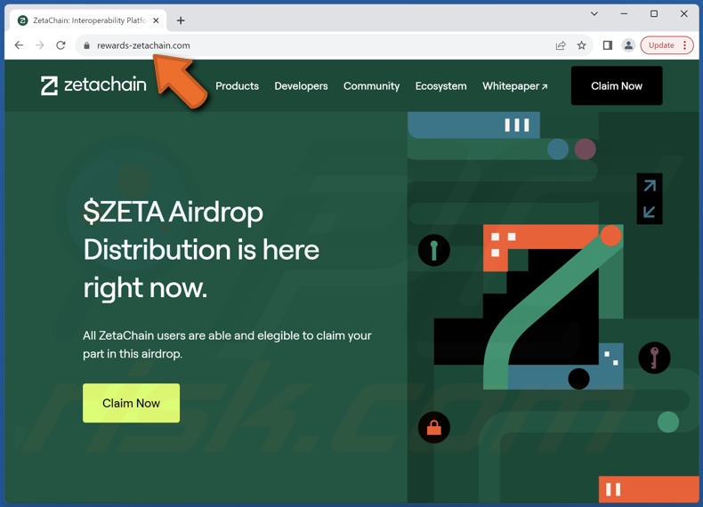 ZetaChain Airdrop Betrug