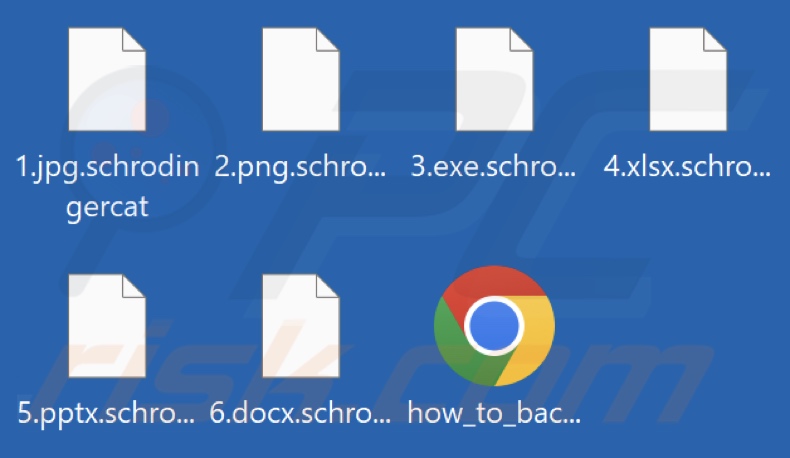 Von SchrodingerCat Ransomware verschlüsselte Dateien (.schrodingercat Erweiterung)
