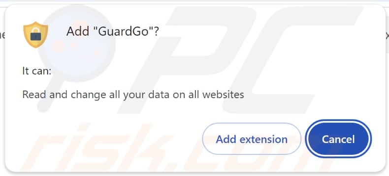 GuardGo Browser-Hijacker Berechtigungen