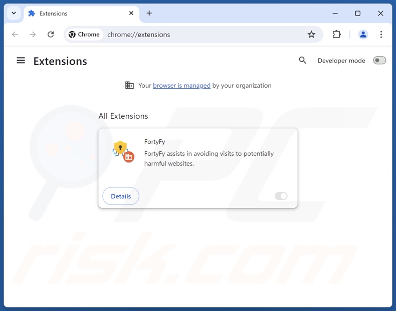 Entfernen von unerwünschten Erweiterungen aus Google Chrome Schritt 2