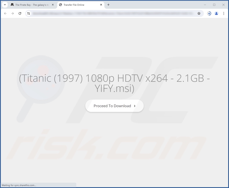 Irreführende Website, die für FortyFy wirbt
