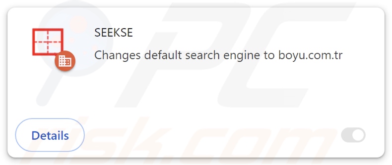 SEEKSE Browser-Entführer